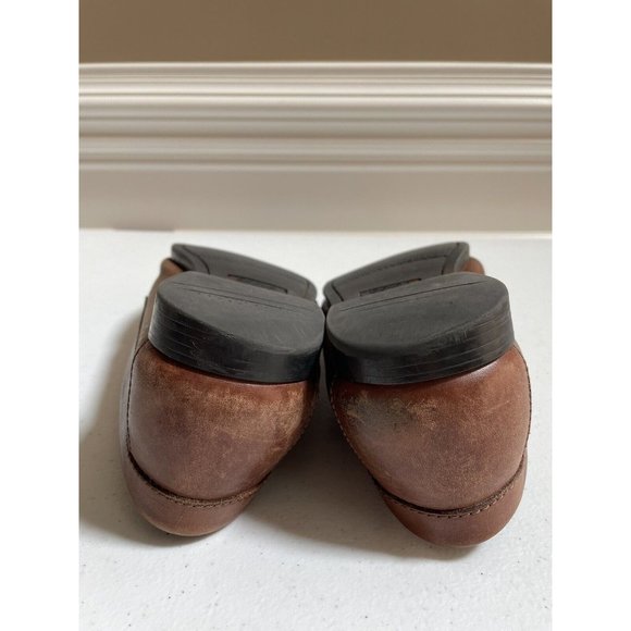 Giorgio Brutini Men's Eagle Brown Leather Weave Slip On Loafer Shoes Size 13 M. - Picture 8 of 9